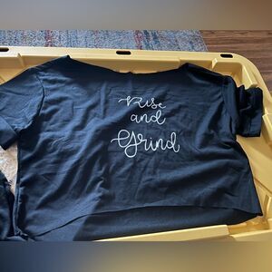 “Rise and Grind” pajama short set